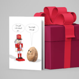 Festiva Tarjeta de San Valentín de amor a los nueces