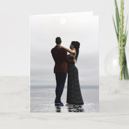 Festiva Tarjeta de San Valentín de Bella Artes de Pareja d