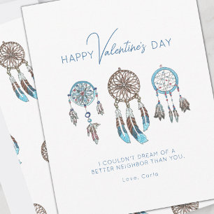 Festiva Tarjeta de San Valentín de Dream Catcher