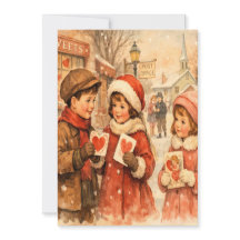 Tarjeta de San Valentín de estilo antiguo de 1920