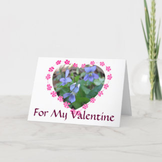 Festiva Tarjeta de San Valentín de Lenguaje de Flores