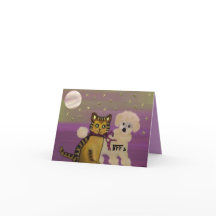 Tarjeta de San Valentín de los amigos para siempre