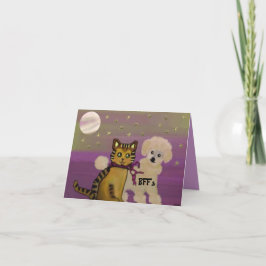 Festiva Tarjeta de San Valentín de los amigos para siempre