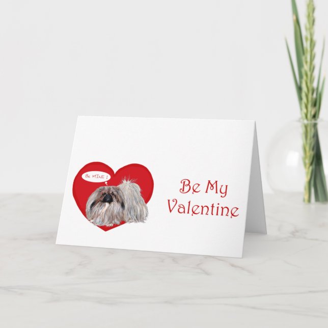 Festiva Tarjeta de San Valentín de Pekín (Anverso)