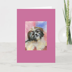Festiva Tarjeta de San Valentín de perro