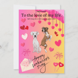 Festiva Tarjeta de San Valentín de Tag y Pompeii
