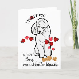 Festiva Tarjeta de San Valentín de tu perro de cangrejo es