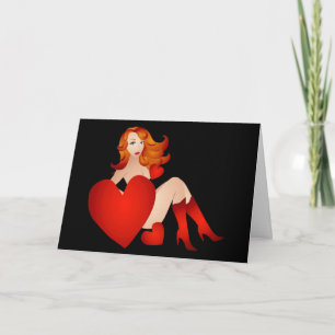 Festiva Tarjeta de San Valentín de Vixen Sugestiva