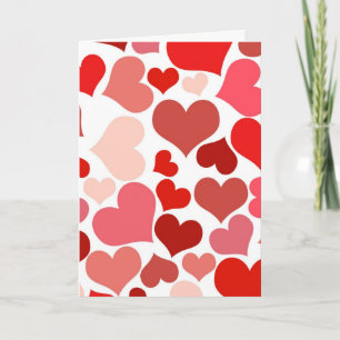 Festiva Tarjeta de San Valentín del corazón - Personalizab
