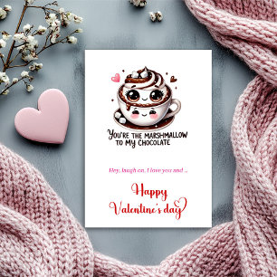 Festiva Tarjeta de San Valentín descarada con divertido ju
