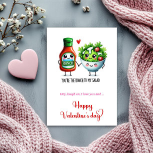 Festiva Tarjeta de San Valentín descarada con humor de com