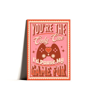 Festiva Tarjeta de San Valentín feliz de Retro Gamer