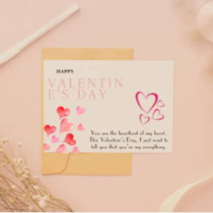 Festiva Tarjeta de San Valentín Imprimible de Descarga Dig
