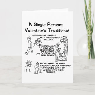 Festiva Tarjeta De San Valentín Para El Amigo Soltero