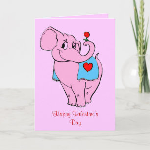 Festiva Tarjeta de San Valentín Sweet Pinky