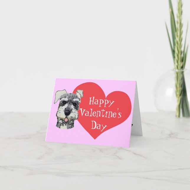 Festiva Tarjeta de San Valentín veterinaria (Anverso)