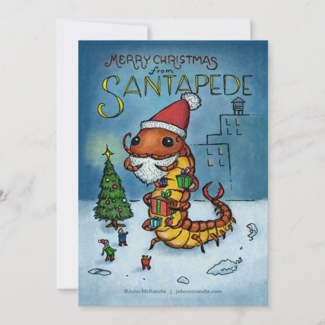 Festiva Tarjeta de Santapede (Anverso)