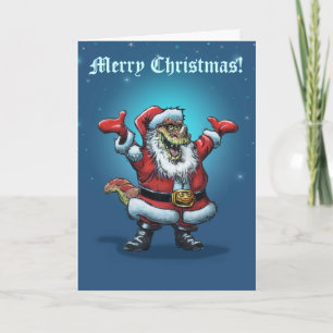 Festiva Tarjeta de SANTASAURUS
