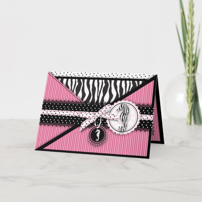 Festiva Tarjeta de sensación de caballete de mar (Anverso)