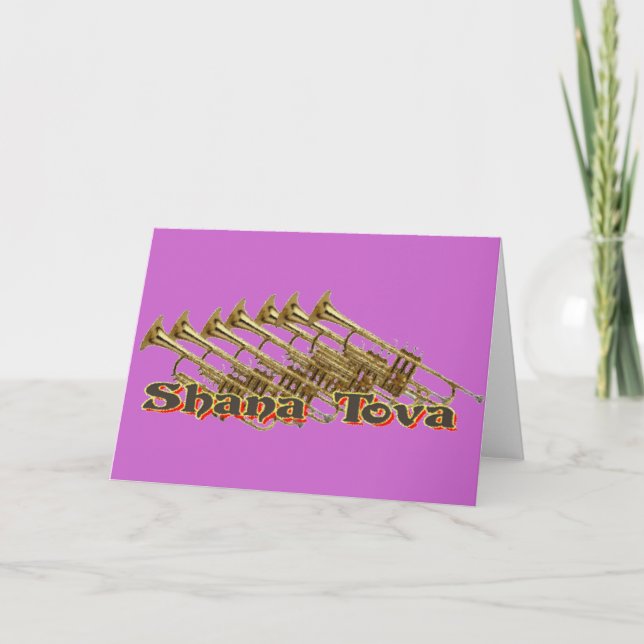 Festiva Tarjeta de Shana Tova (Anverso)