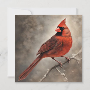 Festiva Tarjeta de simpatía conmemorativa del cardenal roj