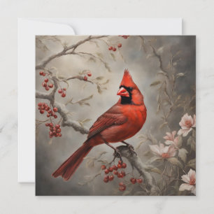 Festiva Tarjeta de simpatía conmemorativa del cardenal roj