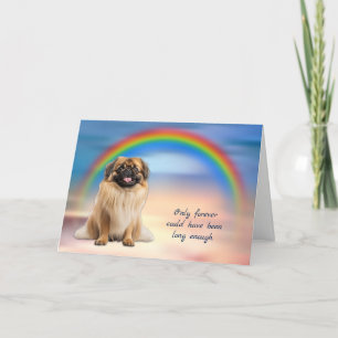 Festiva Tarjeta de simpatía por la pérdida de perro del ar