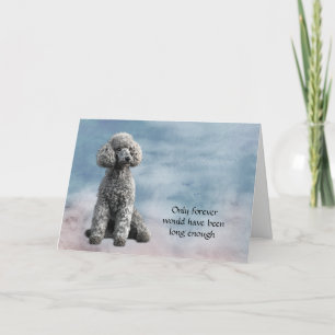 Festiva Tarjeta de simpatía por pérdida de perro de cangre