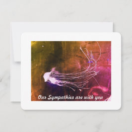 Festiva Tarjeta de simpatía, tamaño: 4,25" x 5,5", Solidar