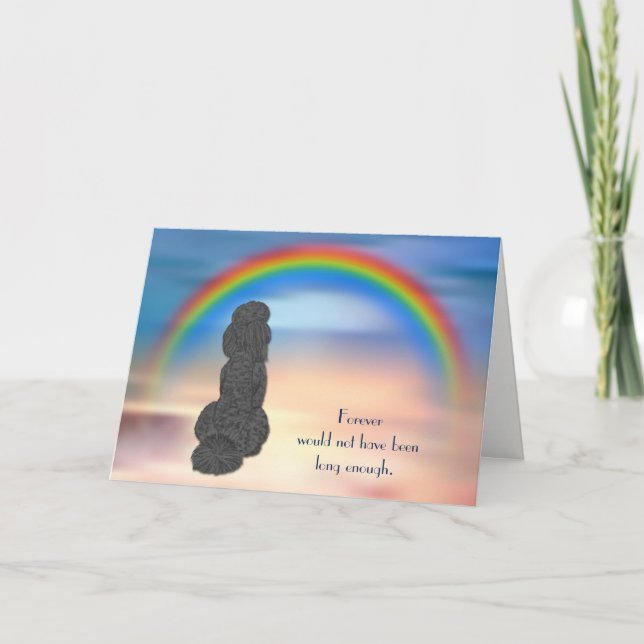 Festiva Tarjeta de solidaridad con el arcoiris de la Pérdi (Anverso)