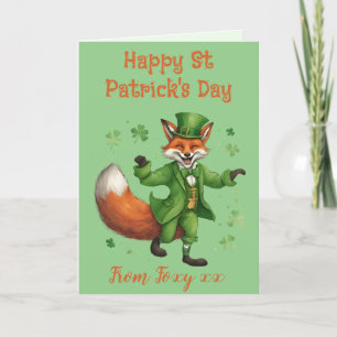 Festiva Tarjeta de suerte del Día de los Ríos Fox