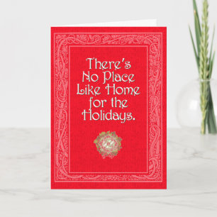 FESTIVA TARJETA DE TAMAÑO CLÁSICO DE NAVIDADES OZ