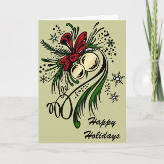 Festiva Tarjeta de tatuaje para navidades