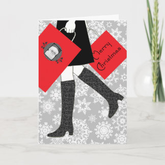 Festiva Tarjeta de temporada de Navidades