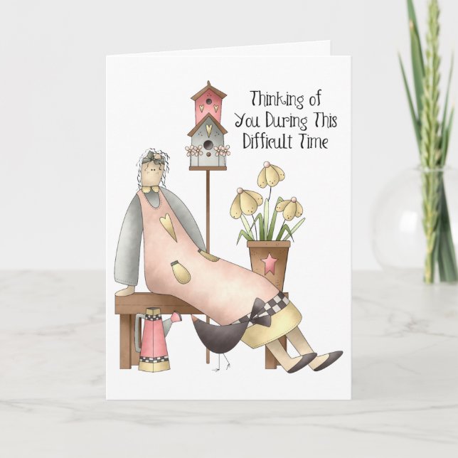 Festiva Tarjeta de tiempo difícil (Anverso)