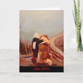 Festiva Tarjeta de vacaciones 2024X7 "Mejor amigo para sie