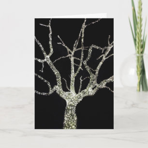 Festiva Tarjeta de vacaciones 'Árbol de Luz'