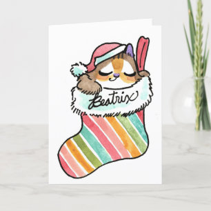 Festiva Tarjeta de vacaciones Baby Beatrix