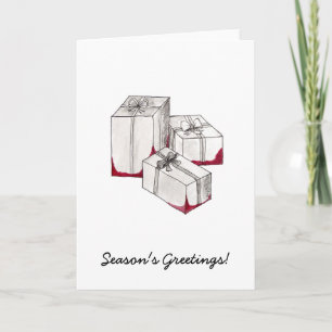 Festiva Tarjeta de vacaciones Blooxes