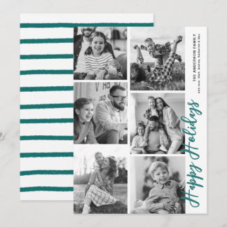 Festiva Tarjeta de vacaciones Booth - Evergreen