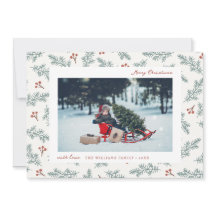 Tarjeta de vacaciones botánica de Berries