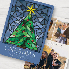 Festiva Tarjeta de vacaciones con dibujos a mano de color 