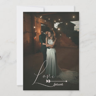 Festiva Tarjeta de vacaciones con foto de amor personaliza