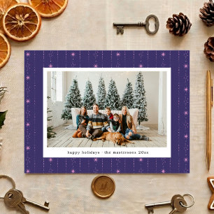 Festiva Tarjeta de vacaciones con foto de papel pintado de