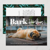 Tarjeta de vacaciones con foto personalizada Bark 