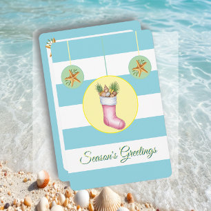 Festiva Tarjeta de vacaciones con temática náutica