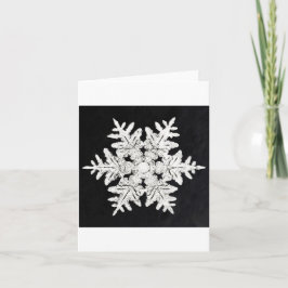 Festiva Tarjeta de vacaciones Copo de nieve 4