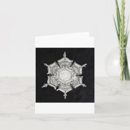 Festiva Tarjeta de vacaciones Copo de nieve 7