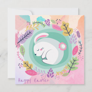 Festiva Tarjeta de vacaciones Cuta de Pascua