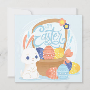 Festiva Tarjeta de vacaciones Cuta de Pascua